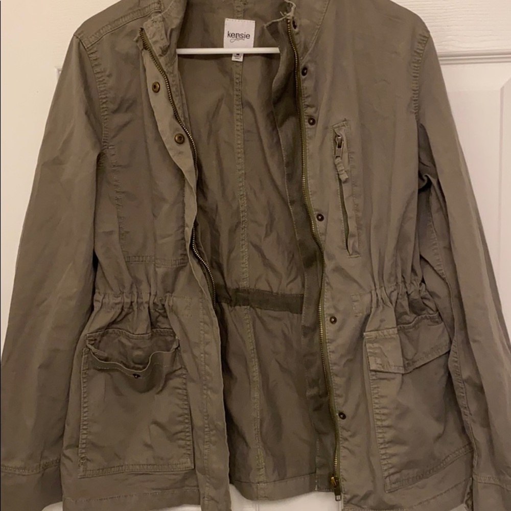 army green jacket